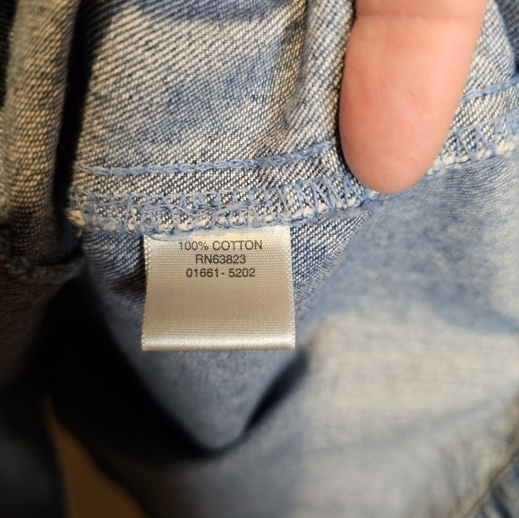 Vintage Jean Maxi Skirt Christopher and Banks  size 12 - Picture 6 of 7